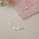 Pulsera Regulable Luna - Colección Plata